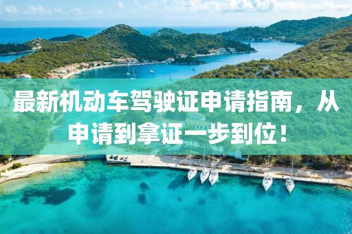 最新机动车驾驶证申请指南，从申请到拿证一步到位！