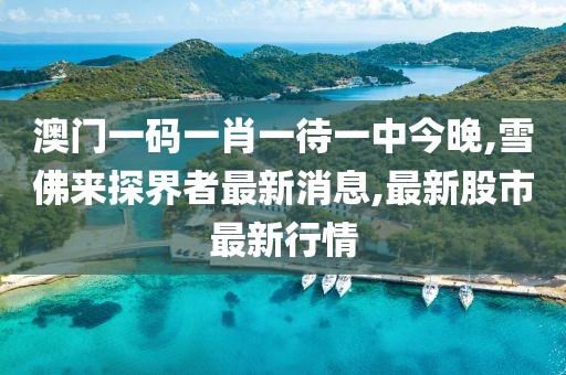 澳门一码一肖一待一中今晚,雪佛来探界者最新消息,最新股市最新行情