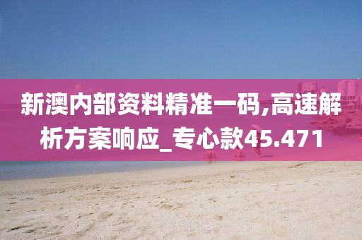 新澳内部资料精准一码,高速解析方案响应_专心款45.471