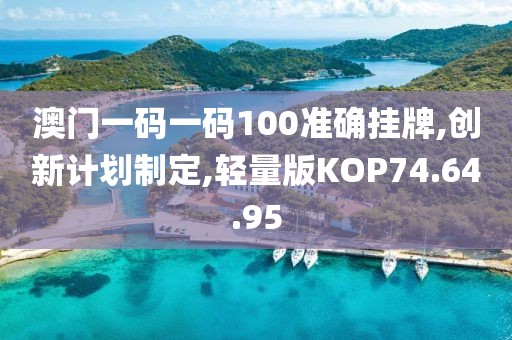 澳门一码一码100准确挂牌,创新计划制定,轻量版KOP74.64.95