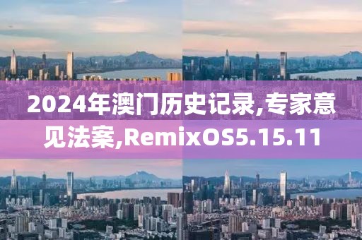 2024年澳门历史记录,专家意见法案,RemixOS5.15.11