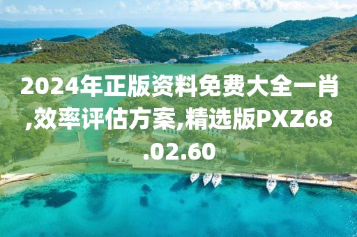 2024年正版资料免费大全一肖,效率评估方案,精选版PXZ68.02.60
