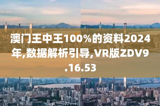 澳门王中王100%的资料2024年,数据解析引导,VR版ZDV9.16.53