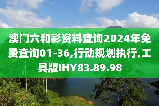 澳门六和彩资料查询2024年免费查询01-36,行动规划执行,工具版IHY83.89.98