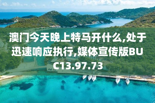 澳门今天晚上特马开什么,处于迅速响应执行,媒体宣传版BUC13.97.73