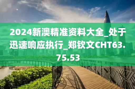 2024新澳精准资料大全_处于迅速响应执行_郑钦文CHT63.75.53
