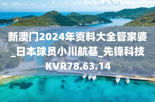 新澳门2024年资料大全管家婆_日本球员小川航基_先锋科技KVR78.63.14