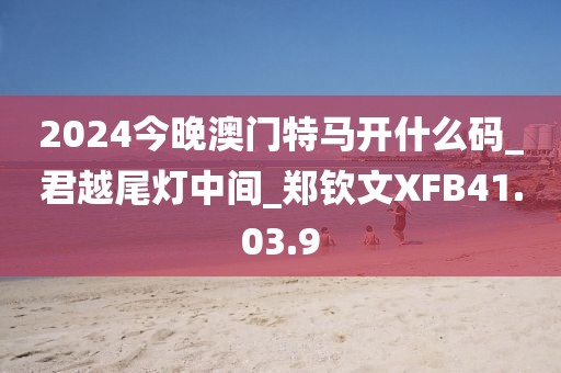 2024今晚澳门特马开什么码_君越尾灯中间_郑钦文XFB41.03.9
