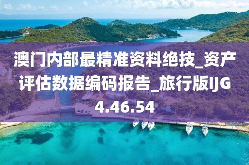 澳门内部最精准资料绝技_资产评估数据编码报告_旅行版IJG4.46.54