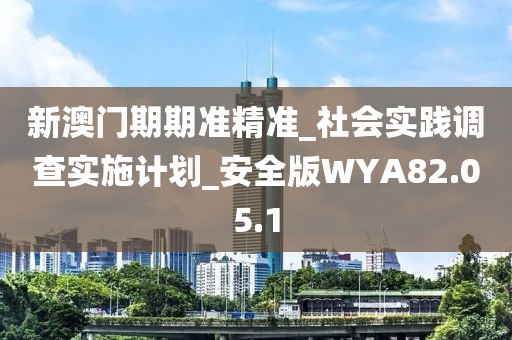 新澳门期期准精准_社会实践调查实施计划_安全版WYA82.05.1