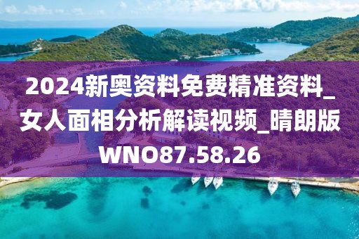 2024新奥资料免费精准资料_女人面相分析解读视频_晴朗版WNO87.58.26