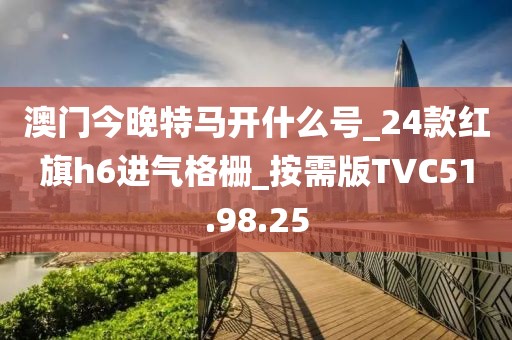 澳门今晚特马开什么号_24款红旗h6进气格栅_按需版TVC51.98.25