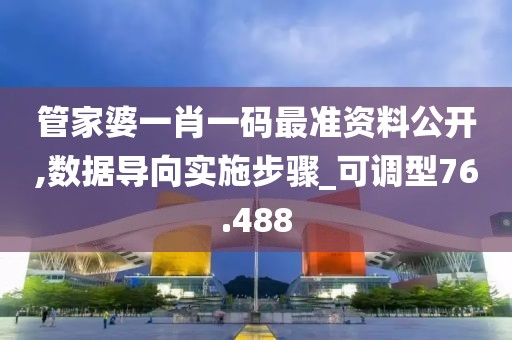 管家婆一肖一码最准资料公开,数据导向实施步骤_可调型76.488