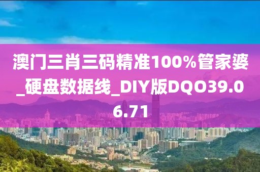 澳门三肖三码精准100%管家婆_硬盘数据线_DIY版DQO39.06.71