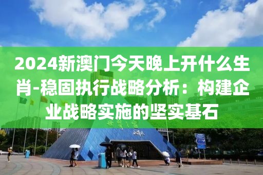 2024新澳门今天晚上开什么生肖-稳固执行战略分析：构建企业战略实施的坚实基石