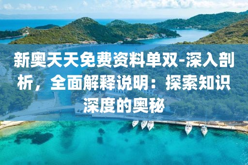 新奥天天免费资料单双-深入剖析，全面解释说明：探索知识深度的奥秘