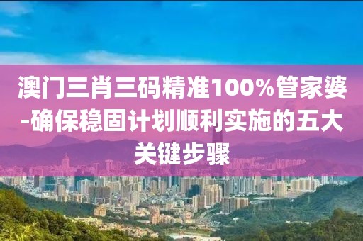 澳门三肖三码精准100%管家婆-确保稳固计划顺利实施的五大关键步骤