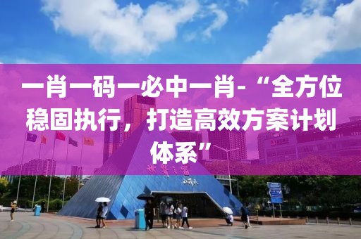 一肖一码一必中一肖-“全方位稳固执行，打造高效方案计划体系”