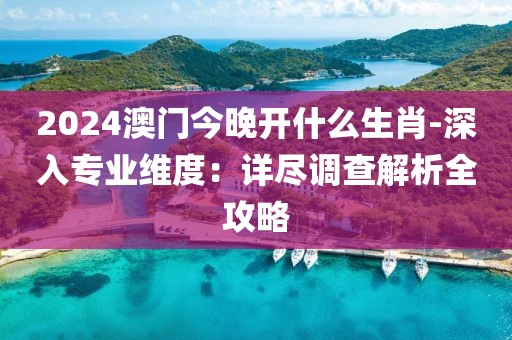 2024澳门今晚开什么生肖-深入专业维度：详尽调查解析全攻略