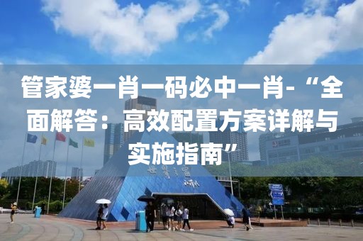 管家婆一肖一码必中一肖-“全面解答：高效配置方案详解与实施指南”
