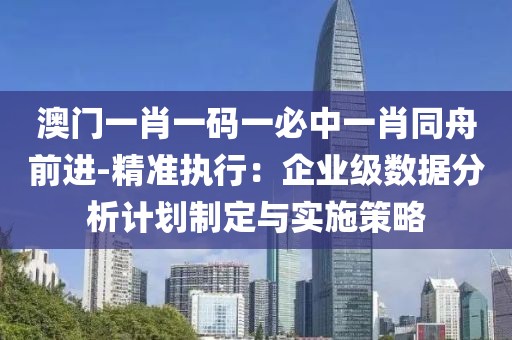 澳门一肖一码一必中一肖同舟前进-精准执行：企业级数据分析计划制定与实施策略