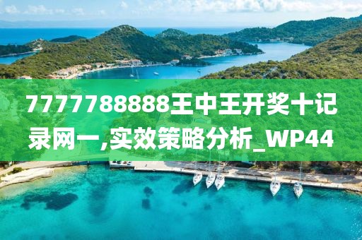 7777788888王中王开奖十记录网一,实效策略分析_WP44