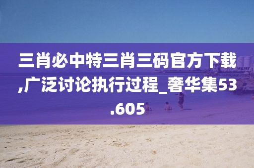 三肖必中特三肖三码官方下载,广泛讨论执行过程_奢华集53.605