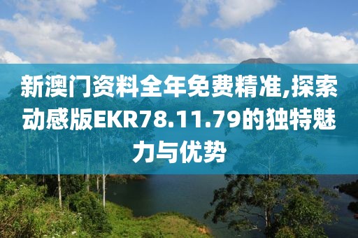 新澳门资料全年免费精准,探索动感版EKR78.11.79的独特魅力与优势
