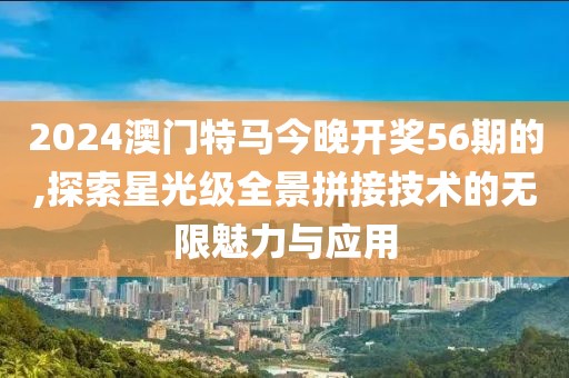 2024澳门特马今晚开奖56期的,探索星光级全景拼接技术的无限魅力与应用