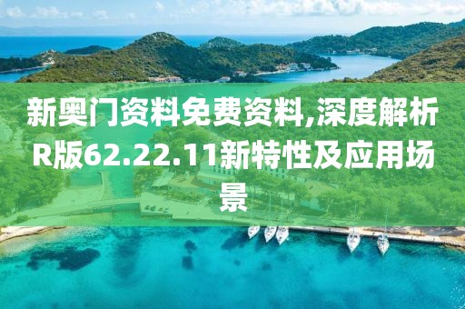 新奥门资料免费资料,深度解析R版62.22.11新特性及应用场景