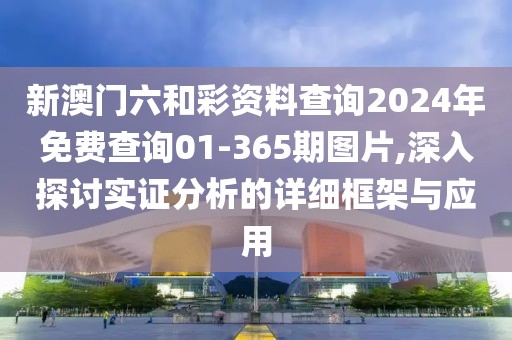 新澳门六和彩资料查询2024年免费查询01-365期图片,深入探讨实证分析的详细框架与应用
