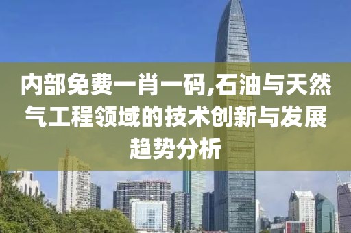内部免费一肖一码,石油与天然气工程领域的技术创新与发展趋势分析
