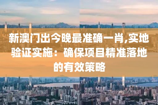 新澳门出今晚最准确一肖,实地验证实施：确保项目精准落地的有效策略