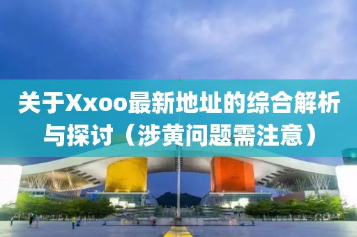 关于Xxoo最新地址的综合解析与探讨（涉黄问题需注意）