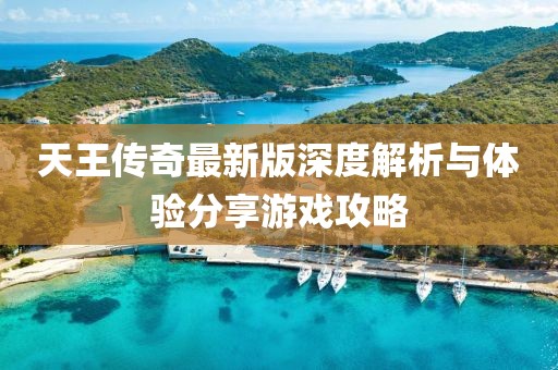 天王传奇最新版深度解析与体验分享游戏攻略