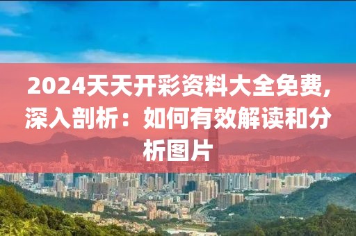2024天天开彩资料大全免费,深入剖析：如何有效解读和分析图片
