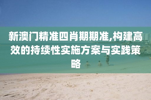 新澳门精准四肖期期准,构建高效的持续性实施方案与实践策略
