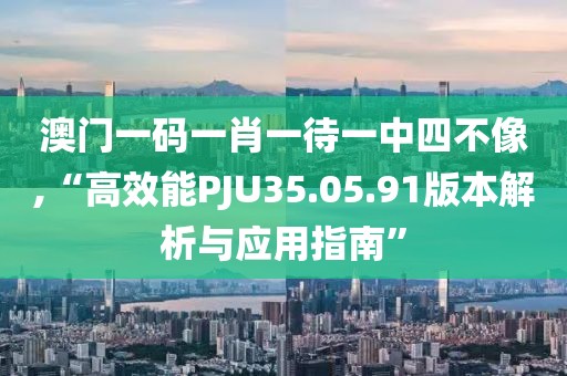 澳门一码一肖一待一中四不像,“高效能PJU35.05.91版本解析与应用指南”