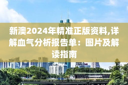 新澳2024年精准正版资料,详解血气分析报告单：图片及解读指南