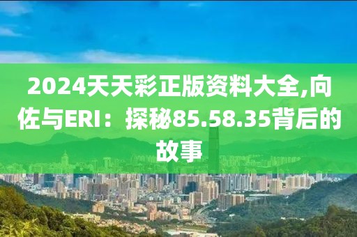 2024天天彩正版资料大全,向佐与ERI：探秘85.58.35背后的故事