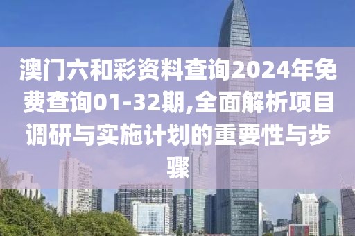 澳门六和彩资料查询2024年免费查询01-32期,全面解析项目调研与实施计划的重要性与步骤