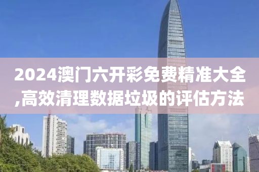2024澳门六开彩免费精准大全,高效清理数据垃圾的评估方法