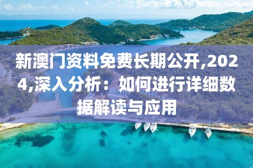 新澳门资料免费长期公开,2024,深入分析：如何进行详细数据解读与应用