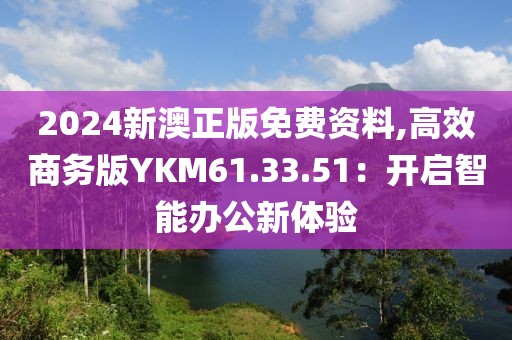 2024新澳正版免费资料,高效商务版YKM61.33.51：开启智能办公新体验