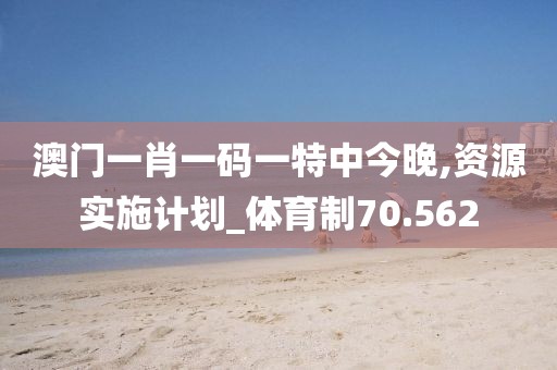 澳门一肖一码一特中今晚,资源实施计划_体育制70.562