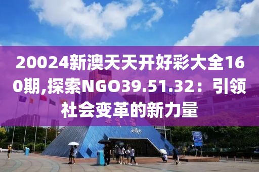 20024新澳天天开好彩大全160期,探索NGO39.51.32：引领社会变革的新力量