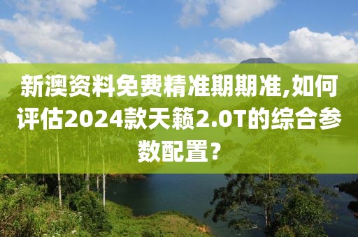 新澳资料免费精准期期准,如何评估2024款天籁2.0T的综合参数配置？