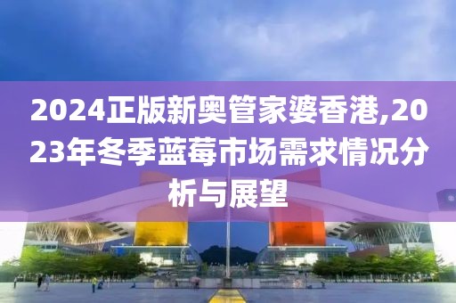2024正版新奥管家婆香港,2023年冬季蓝莓市场需求情况分析与展望
