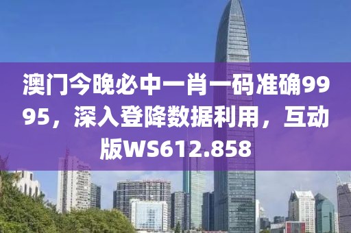 澳门今晚必中一肖一码准确9995，深入登降数据利用，互动版WS612.858
