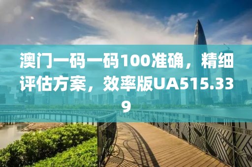澳门一码一码100准确，精细评估方案，效率版UA515.339